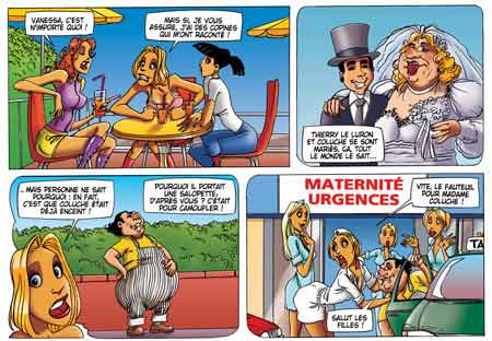 La nouvelle BD de Jean Luc Garrera , dégueux mais marrante : Coursan